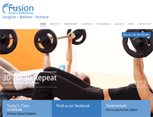 Tablet Screenshot of fusionfws.com